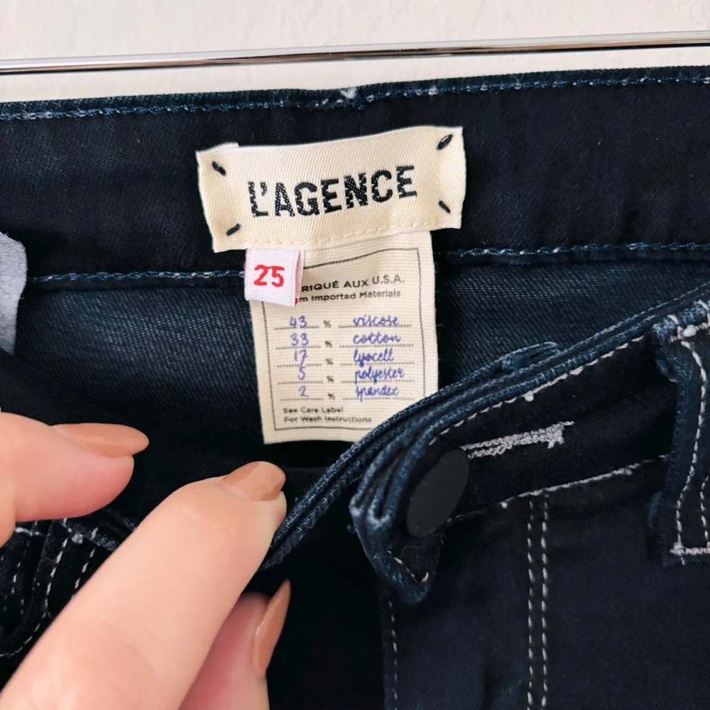 L’Agence Margot High‎ Rise Skinny Jeans Dark Denim